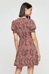Dorothy Perkins Leopard Textured Wrap Mini Dress thumbnail 3