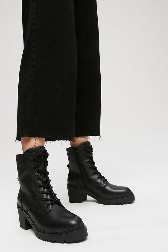 Dorothy Perkins Love Our Planet Ridhima Lace Up Heeled Boots 4