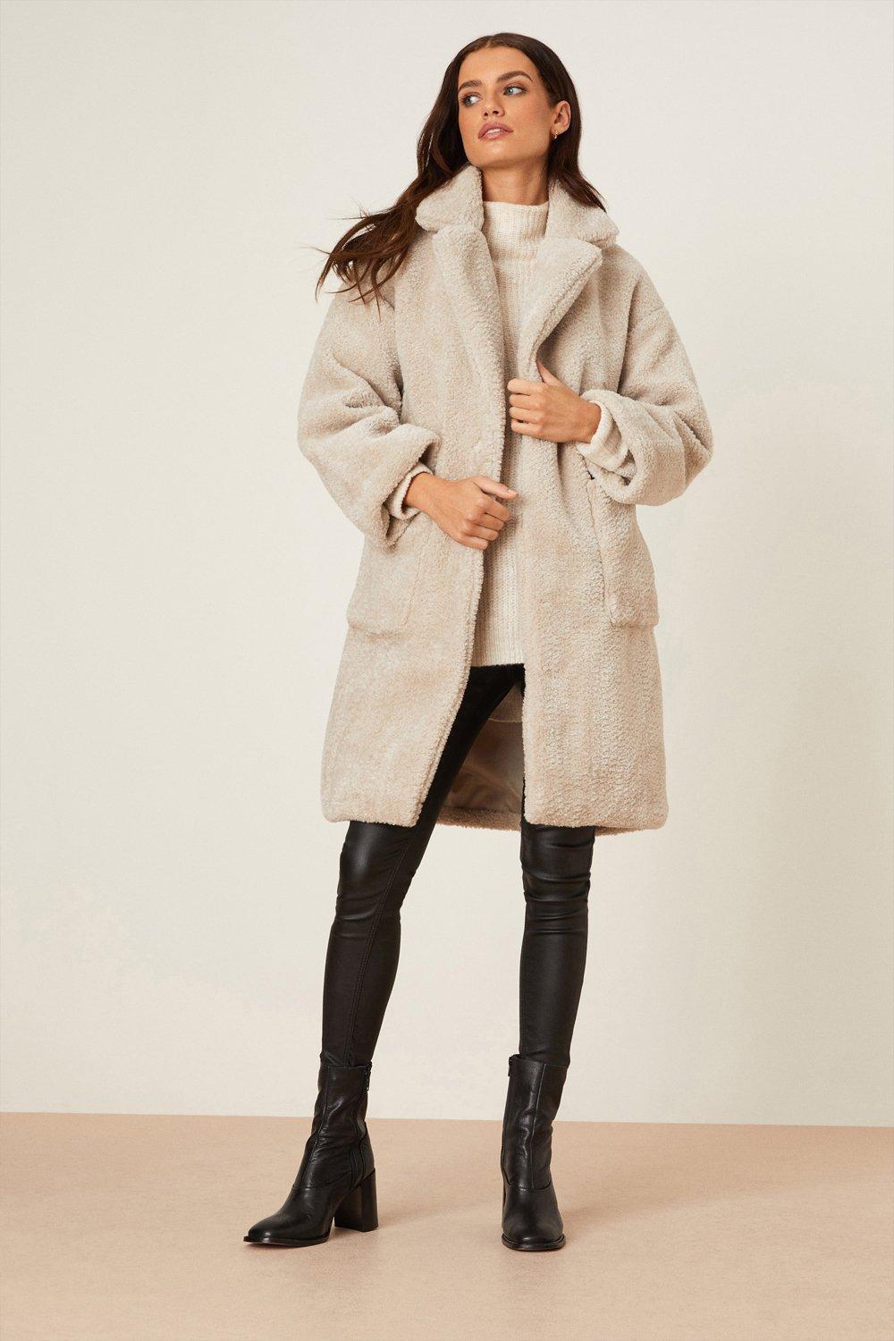 Teddy bear store coat petite