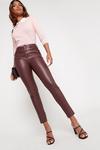 Dorothy Perkins Faux Leather Skinny Jeans thumbnail 1