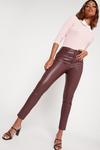 Dorothy Perkins Faux Leather Skinny Jeans thumbnail 2