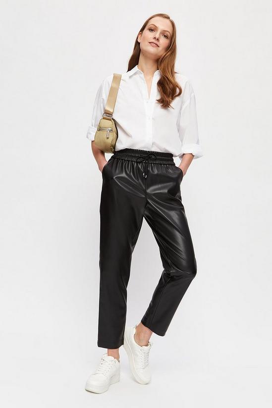 Dorothy Perkins Faux Leather Jogger 1