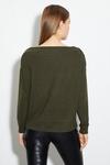 Dorothy Perkins Button Shoulder Soft Touch Batwing Top thumbnail 3