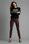 Dorothy Perkins Tall Faux Leather Skinny Jeans thumbnail 1