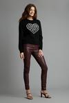 Dorothy Perkins Tall Faux Leather Skinny Jeans thumbnail 2