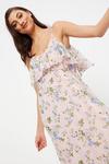 Dorothy Perkins Tall Blush Floral Dobby Strappy Maxi Dress thumbnail 1