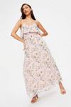 Dorothy Perkins Tall Blush Floral Dobby Strappy Maxi Dress thumbnail 2