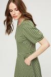 Dorothy Perkins Khaki Stripe T Shirt Dress thumbnail 4