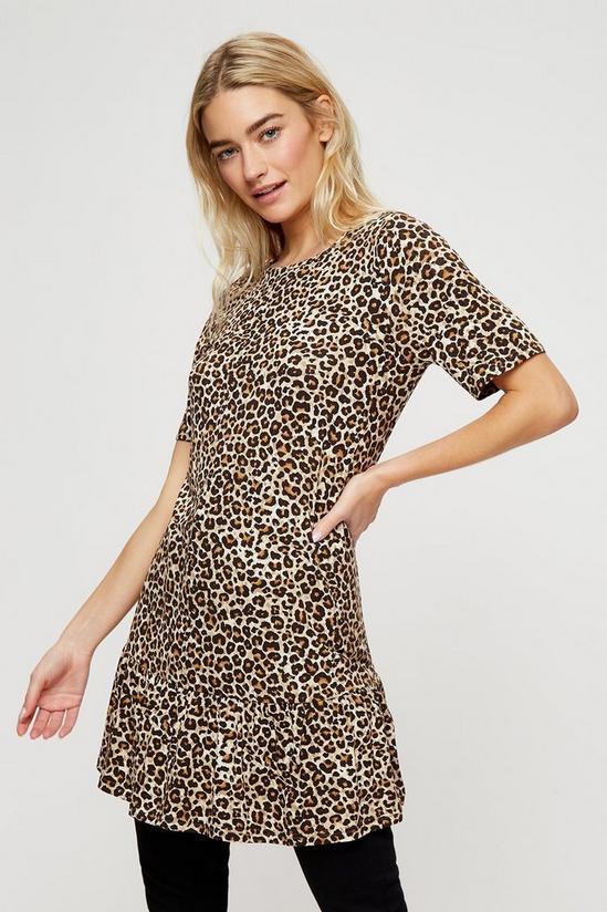 Dorothy Perkins Leopard Tiered Tunic 1