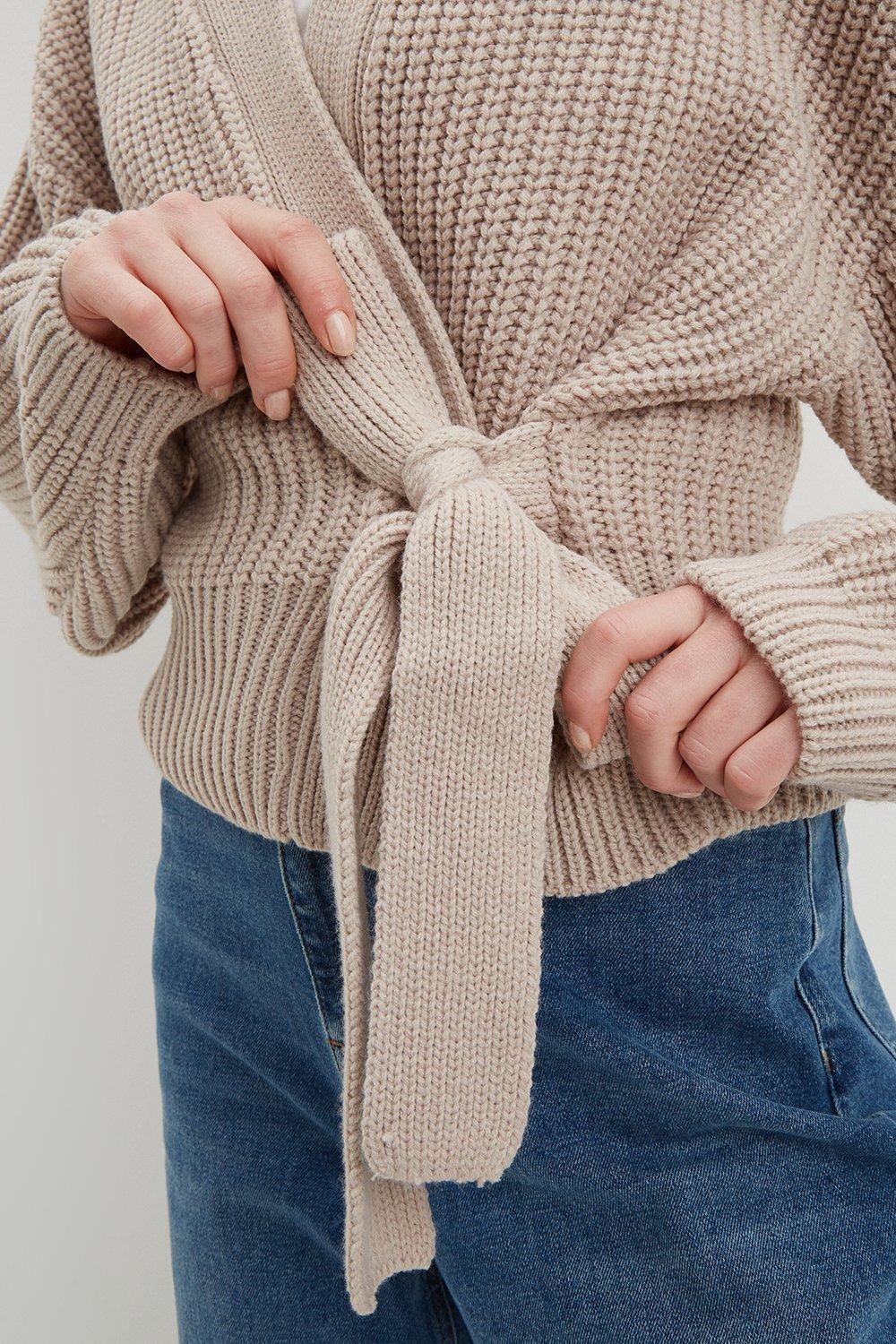 Chunky wrap sale cardigan