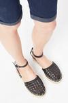 Dorothy Perkins Wide Fit Leave Woven Two Part Espadrille thumbnail 4