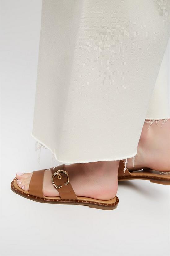 Dorothy Perkins Leather Julia Buckle Detail Sandal 4