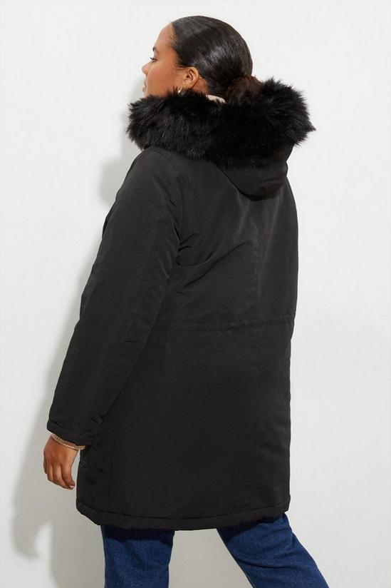 Dorothy Perkins Curve Luxe Parka 3