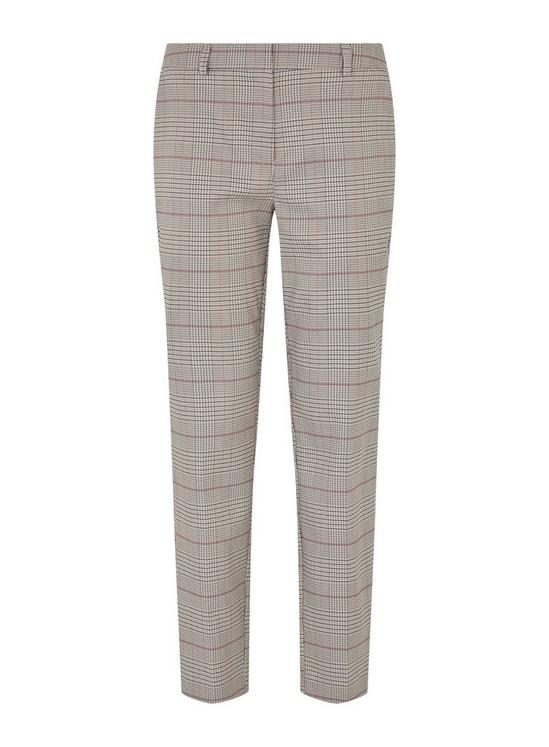 Dorothy Perkins Tall Grey Checked Trousers 2