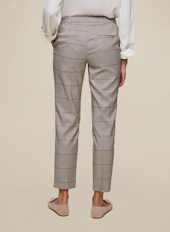 Dorothy Perkins Tall Grey Checked Trousers 4
