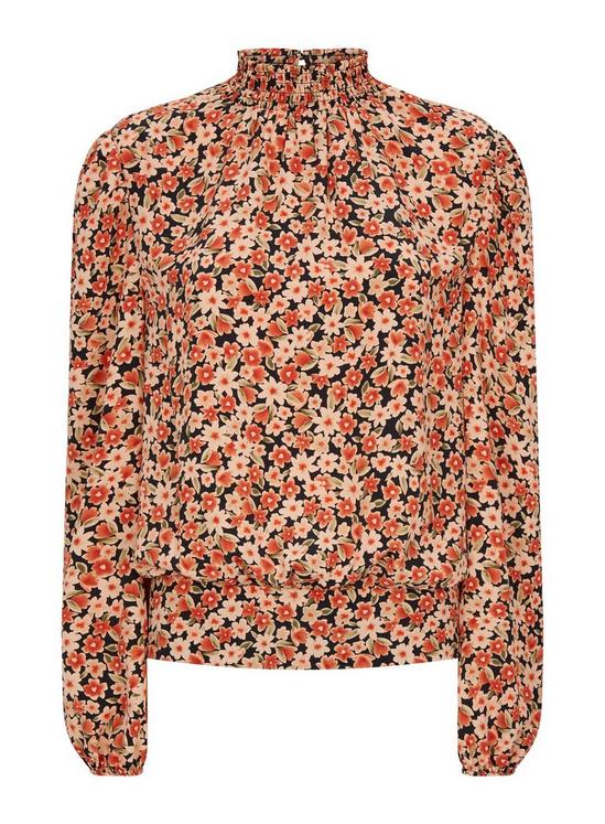 Dorothy Perkins Tall Floral Shirred Neck Top 4