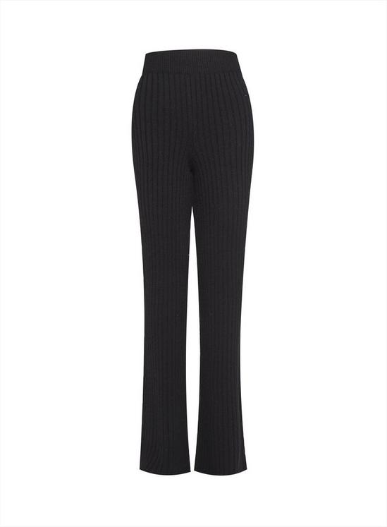 Dorothy Perkins Tall Black Wide Leg Lounge Trousers 4