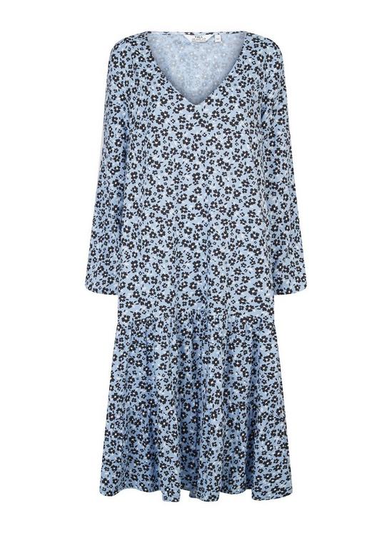 Dorothy Perkins Tall Blue Floral Smock Dress 2