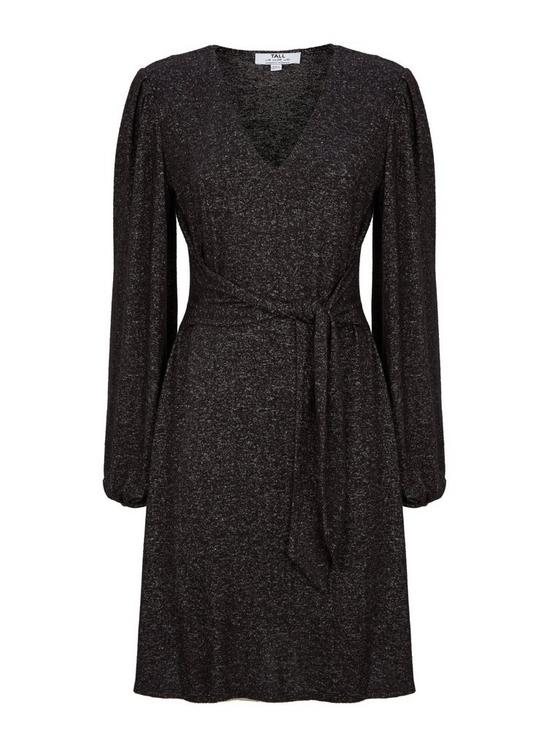 Dorothy Perkins Tall Grey Tie Knitted Dress 4