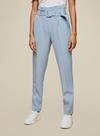 Dorothy Perkins Tall Blue Belted Trouser thumbnail 1