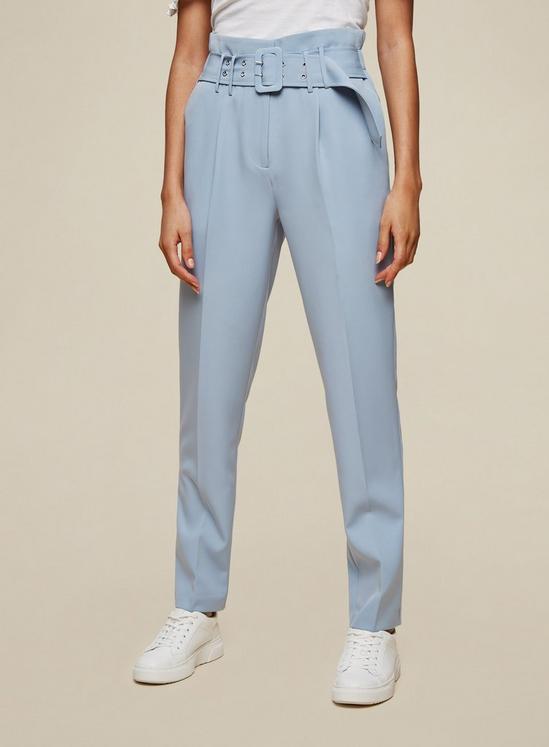 Dorothy Perkins Tall Blue Belted Trouser 1
