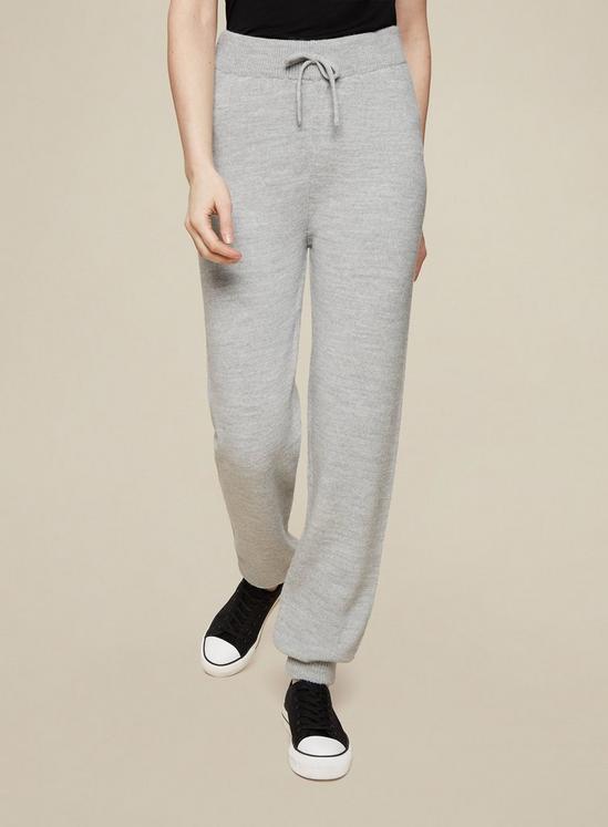 Dorothy Perkins Tall Grey Knitted Joggers 1