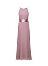Dorothy Perkins Petite Lucy Rose Pink Pleated Maxi Dress thumbnail 4