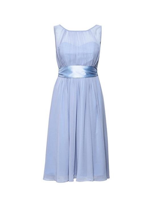 Dorothy Perkins Petite Blue Bethany Midi Dress 2
