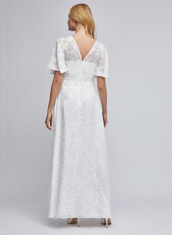 Dorothy Perkins Leyla Off White Bridal Burnout Maxi Dress 2