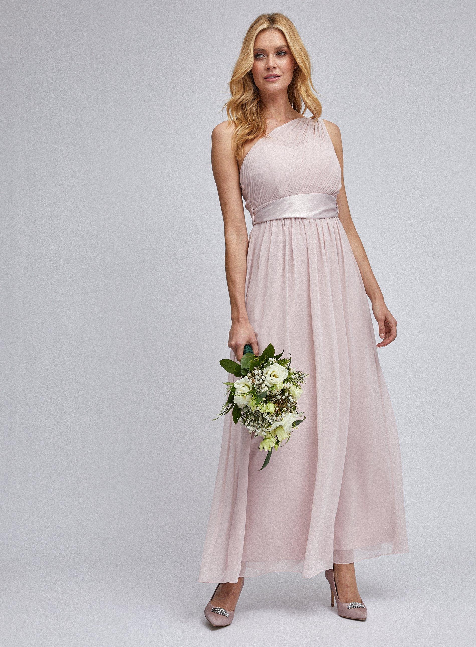 Dusky pink bridesmaid dresses dorothy clearance perkins