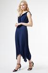 Dorothy Perkins Luxe Blue Pleated Trim Hanky Dress thumbnail 2