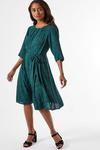 Dorothy Perkins Billlie and Blossom Petite Green Midi Dress thumbnail 1