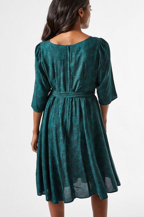 Dorothy Perkins Billlie and Blossom Petite Green Midi Dress 3