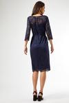 Dorothy Perkins Lily and Franc Navy Lace Belted Dress thumbnail 4