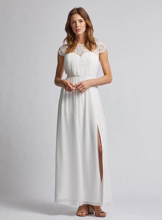 Dorothy Perkins White Bridal Maxi Dress 4