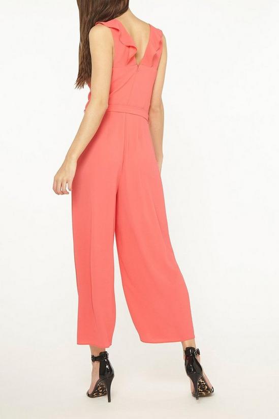 Dorothy Perkins Tall Coral Ruffle Jumpsuit 2