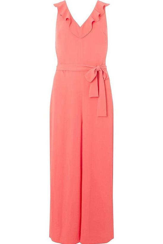 Dorothy Perkins Tall Coral Ruffle Jumpsuit 4