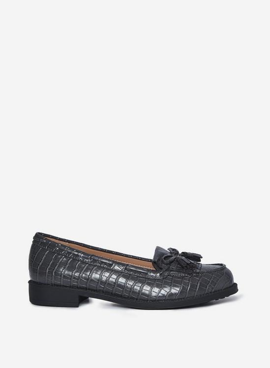 Dorothy Perkins Wide Fit Grey Lexy Loafers 2