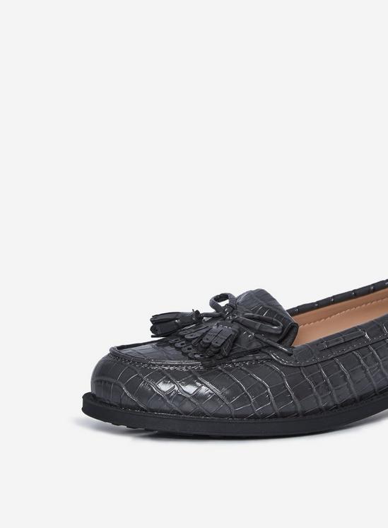 Dorothy Perkins Wide Fit Grey Lexy Loafers 5