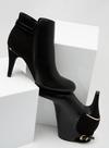 Dorothy Perkins Wide Fit Black Alison Buckle Boots thumbnail 3