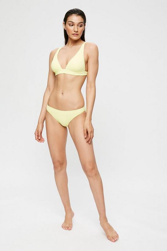 Dorothy Perkins Lemon Textured Bikini Brief 2