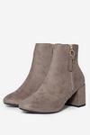 Dorothy Perkins Wide Fit Grey Adaline Boots thumbnail 1