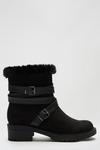 Dorothy Perkins Wide Fit Black Maeva Ankle Boots thumbnail 2