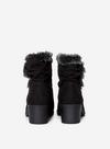 Dorothy Perkins Wide Fit Black Madrid Ruched Boots thumbnail 4