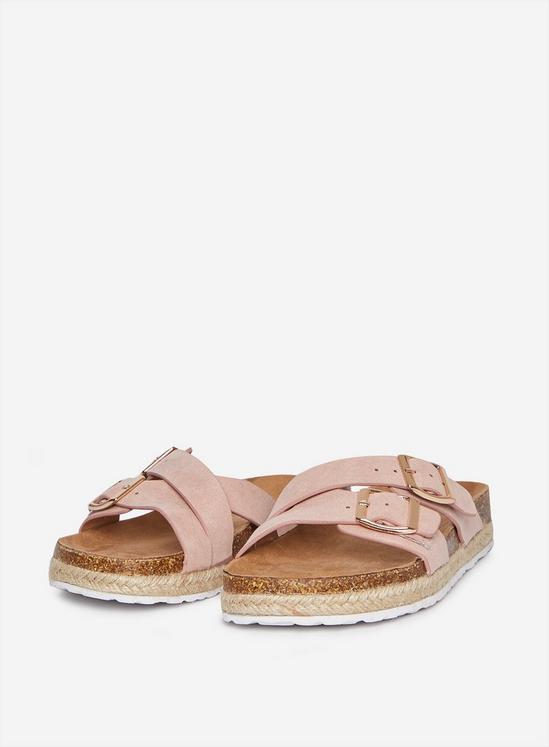 Dorothy Perkins Pink Foxy Footbed Sandal 1