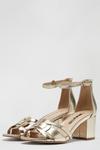 Dorothy Perkins Gold 'Sloane' Heeled Sandals thumbnail 1