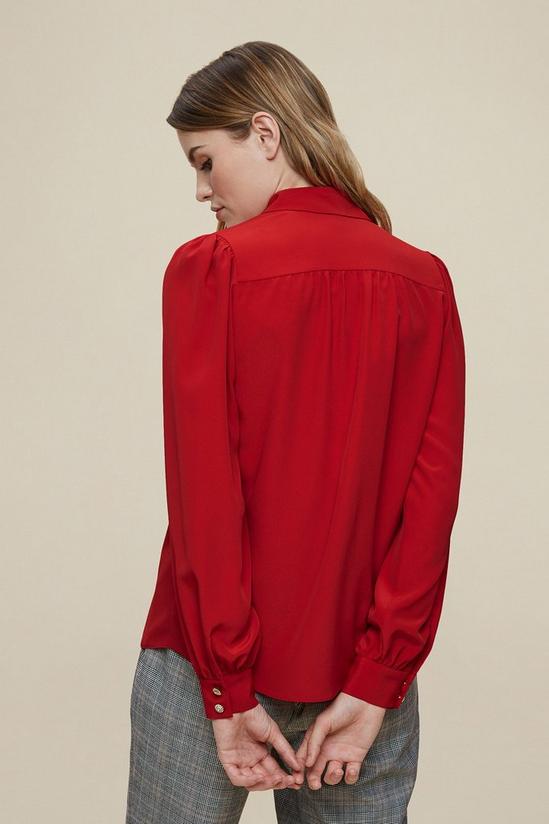 Dorothy Perkins Red Long Sleeve Shirt 4