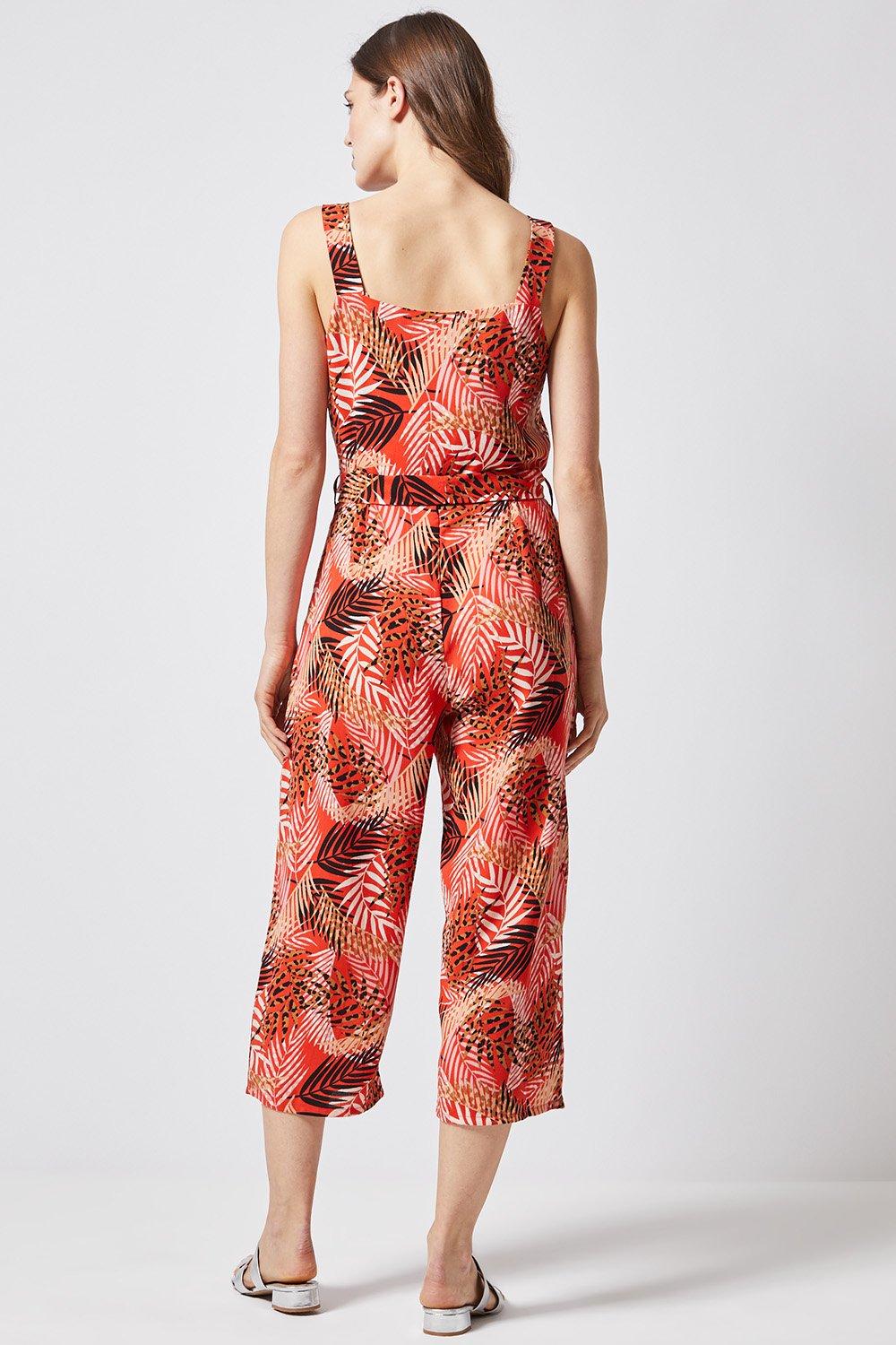 Dorothy perkins red store jumpsuit