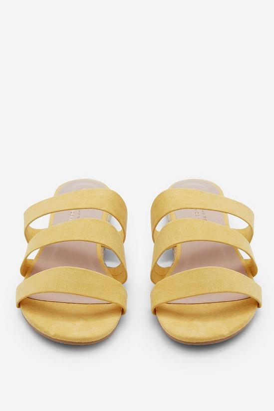 Dorothy Perkins Wide Fit Yellow Forever Sandals 2