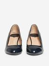 Dorothy Perkins Wide Fit Navy Dreamers Wedge Court Shoe thumbnail 4